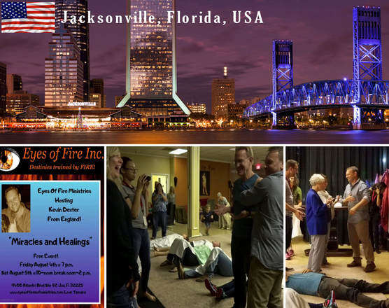 Healing at Eyes of fire ministries, Jacksonville, FL 4-5