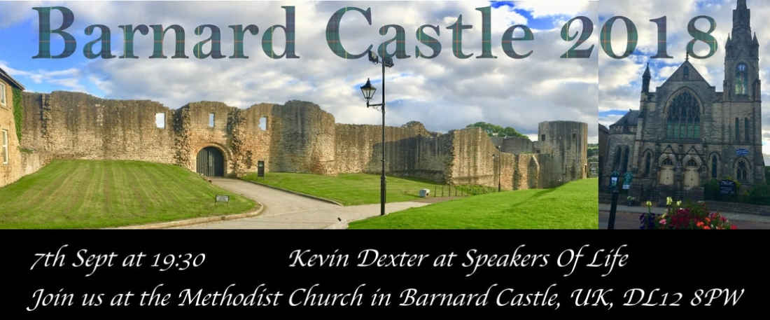 Meeting advert for Barnard Castle 7.9.2018