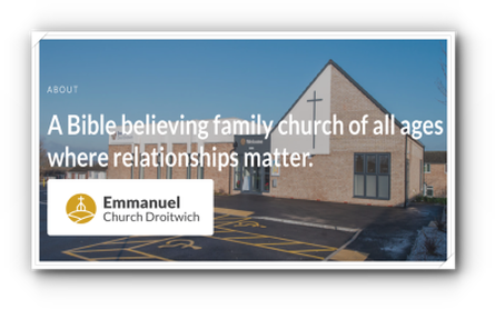 Endorsed by Pastor Haydn Lloyd, Emmanuel Church, UK
